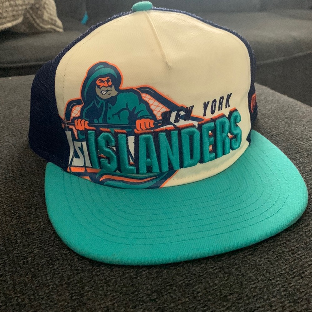 New York Islanders Flat Brim Trucker Hat